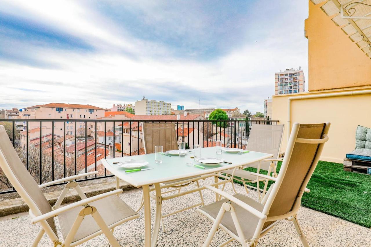 Апартаменти Terrasse Proche Belle De Mai Et Gare Saint-Charles Марсель Екстер'єр фото