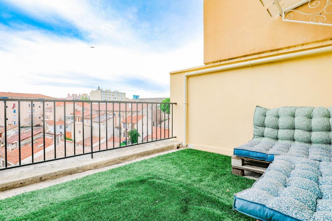 Апартаменти Terrasse Proche Belle De Mai Et Gare Saint-Charles Марсель Екстер'єр фото